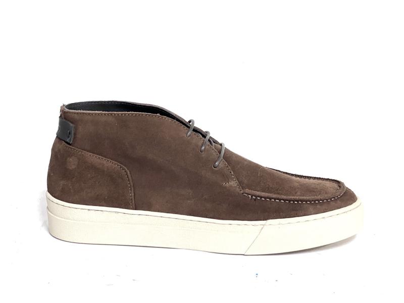 LN9100 SNUFF Scarpa uomo Kebo polacchino pelle made in Italy marrone