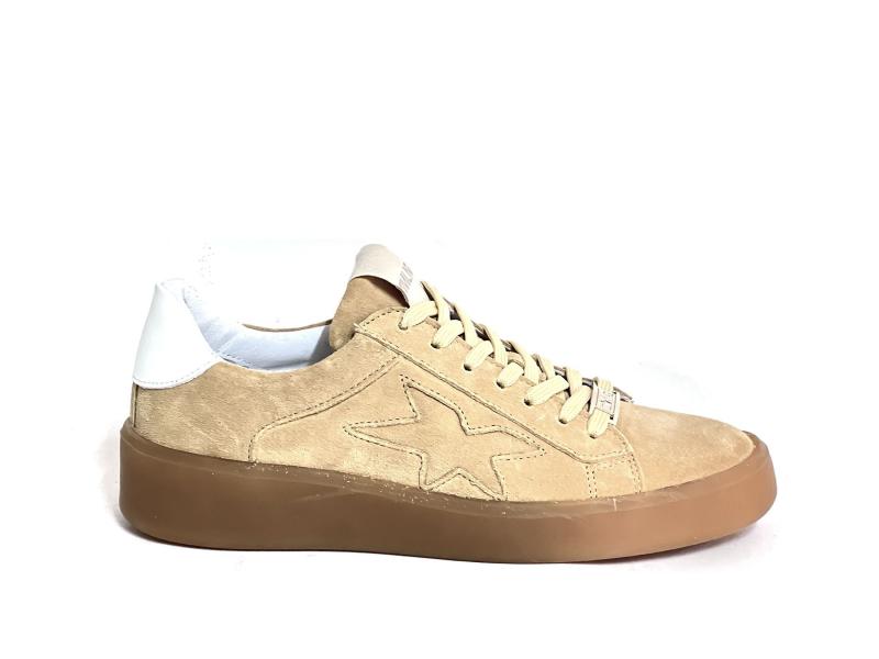 518ST 701 Scarpa donna Melinè sneaker pelle cammello