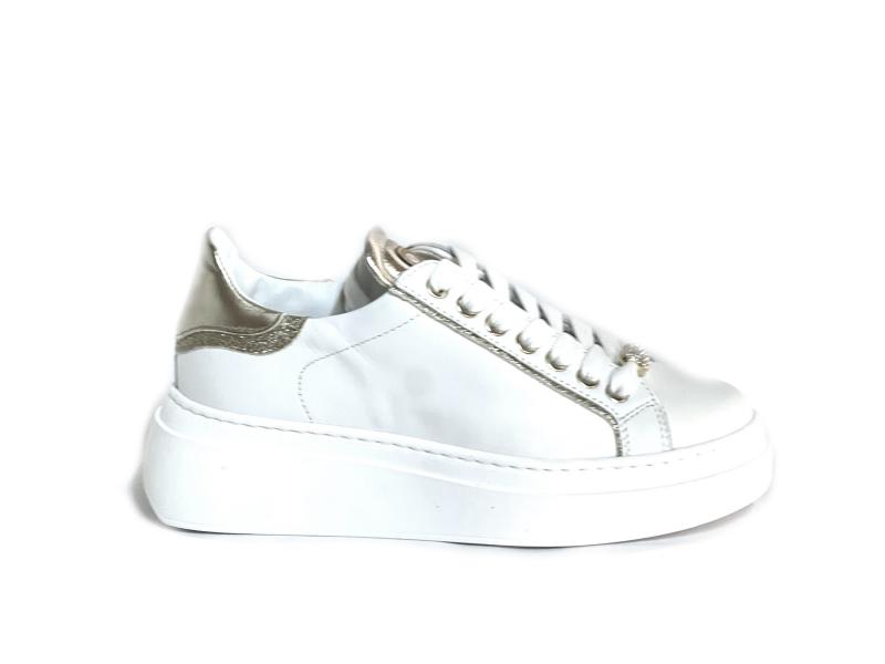 608ACC LO882 Scarpa donna Melinè sneaker pelle bianco