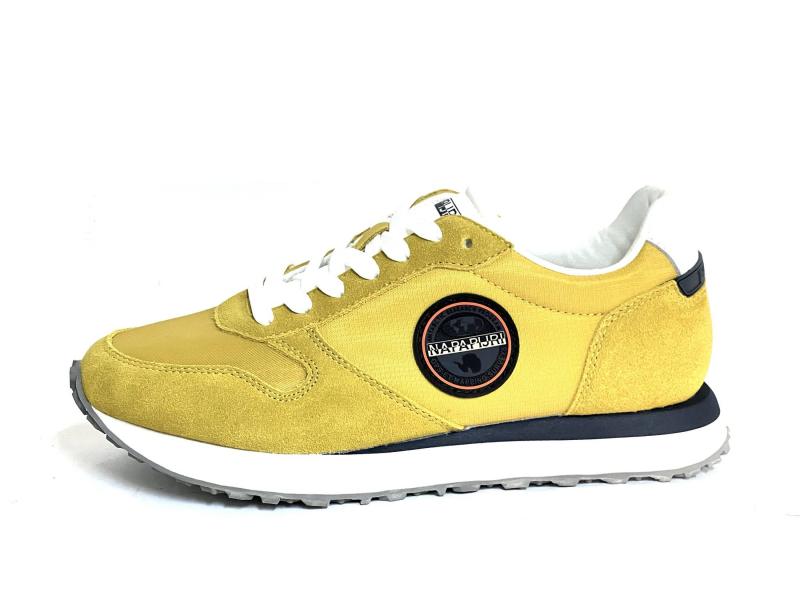 NP0A4IQLS5NOVA01 DAFFODIL Scarpa uomo Napapjri sneaker running giallo