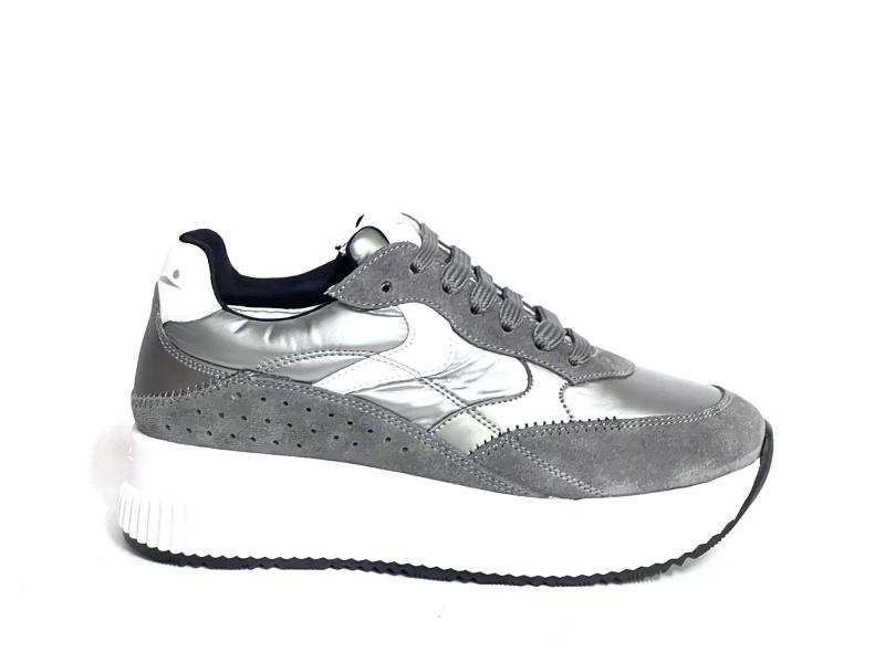 LANA FRESH 1B45 Scarpa donna Voile Blanche sneaker pelle grigio