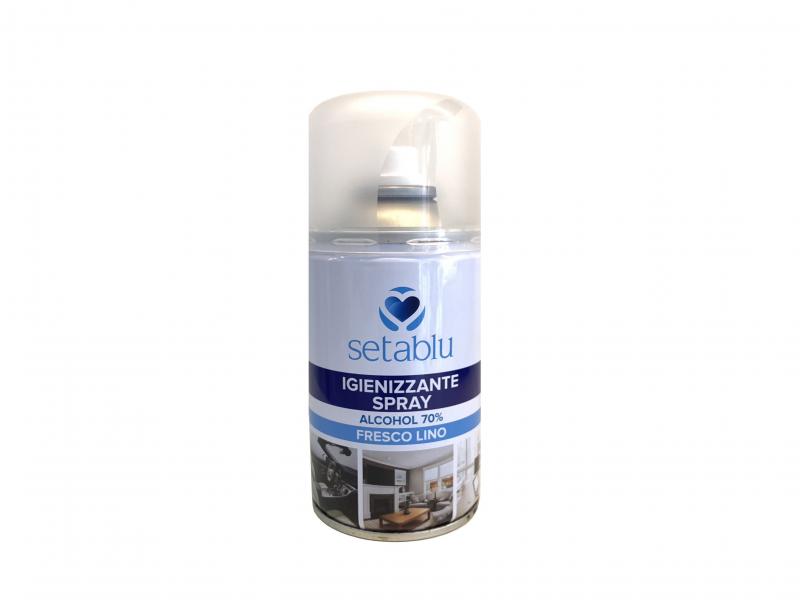 Igienizzante Setablu spray 250 ml. alcol 70  fresco lino
